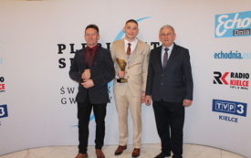 07 Gala Sportu, na zdjęciu od lewej Andrzej Lasak, Wiktor Skiba, Wiesław Marzec