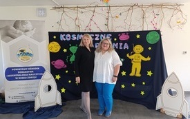 1 Na zdjęciu koordynatorki konkursu, od lewej Teresa W&oacute;jcik i Joanna Dokt&oacute;r nauczyciele doradcy metodyczni PODiDN w Busku-Zdroju 