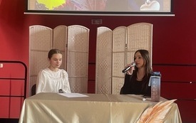 4. Spotkanie autorskie w I LO. Od lewej A. Strzelecka, J. Masłowska