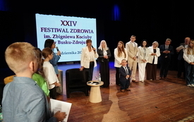 038 Konkurs dla uczestnik&oacute;w konferencji, pytanie zadaje Małgorzata Kotwica wykładowca w Akademii Nauk Stosowanych w Kielcach