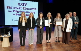 025 Wręczenie Certyfikatu Szkoły Promującej Zdrowie, Samorządowa Szkoła Podstawowa im. Wojska Polskiego w Wodzisławiu