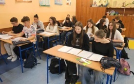 Uczestnicy projektu Dziś Uczeń - Jutro Student - zajęcia z biologii