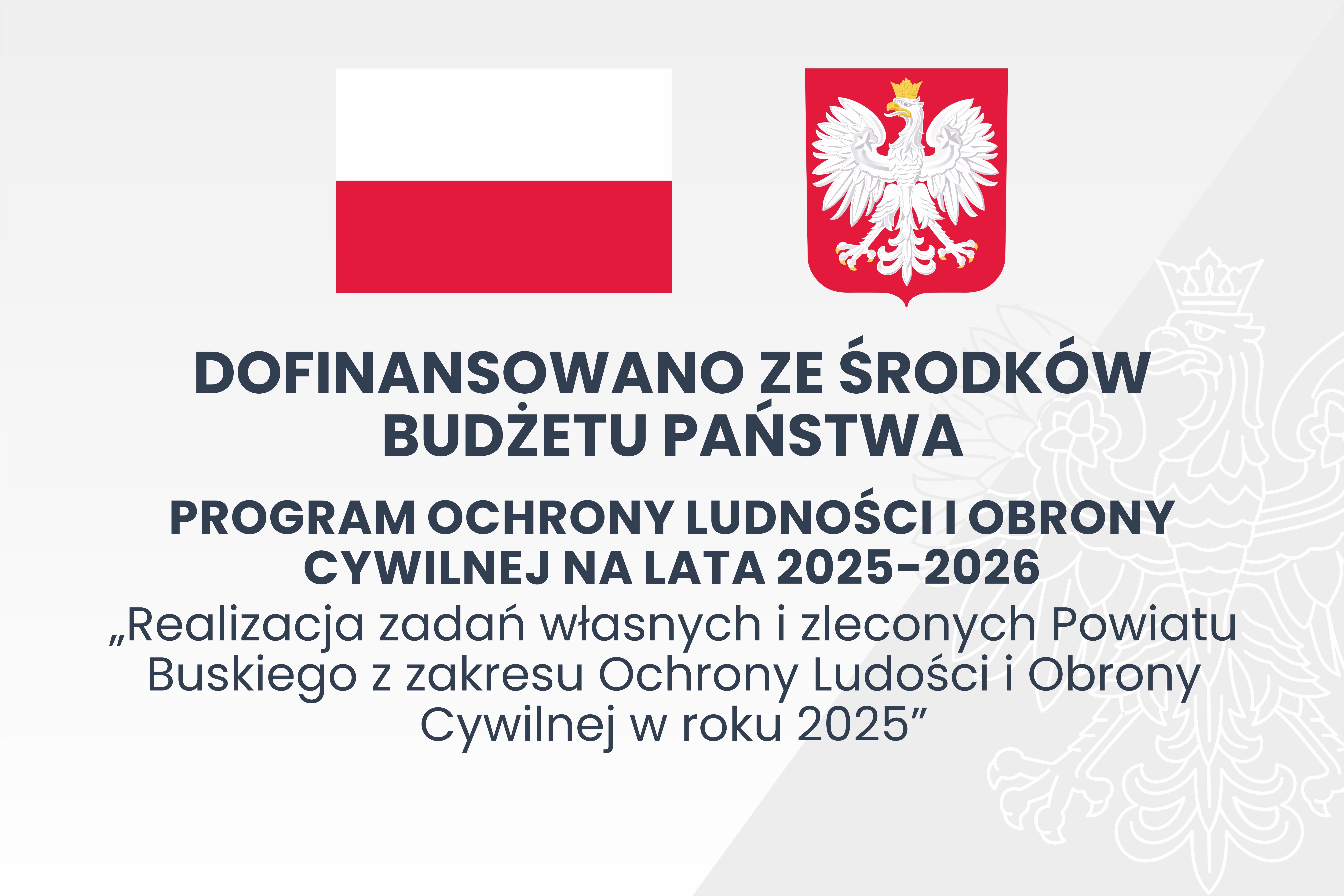 Plakat, zajawka programu