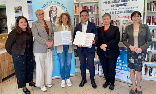 Foto-zajawka: Na zdjęciu od lewej U. Gołda-Marciniak, M. Grabska, E. Szymczyk-Krzemińska, P. Kisiel, A. Jasińska, E. Tarapata